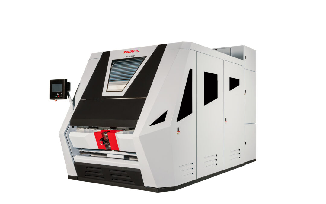 maquina textil cardado cardas nueva 6388 Autocard SC8 side view